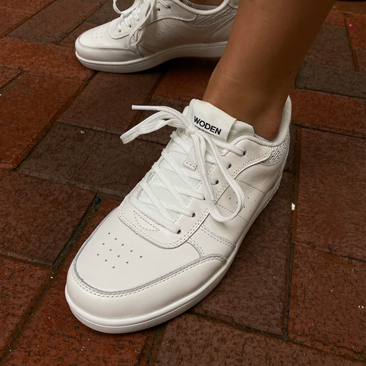 Woden Bjork Sneakers -  Blanc de Blanc
