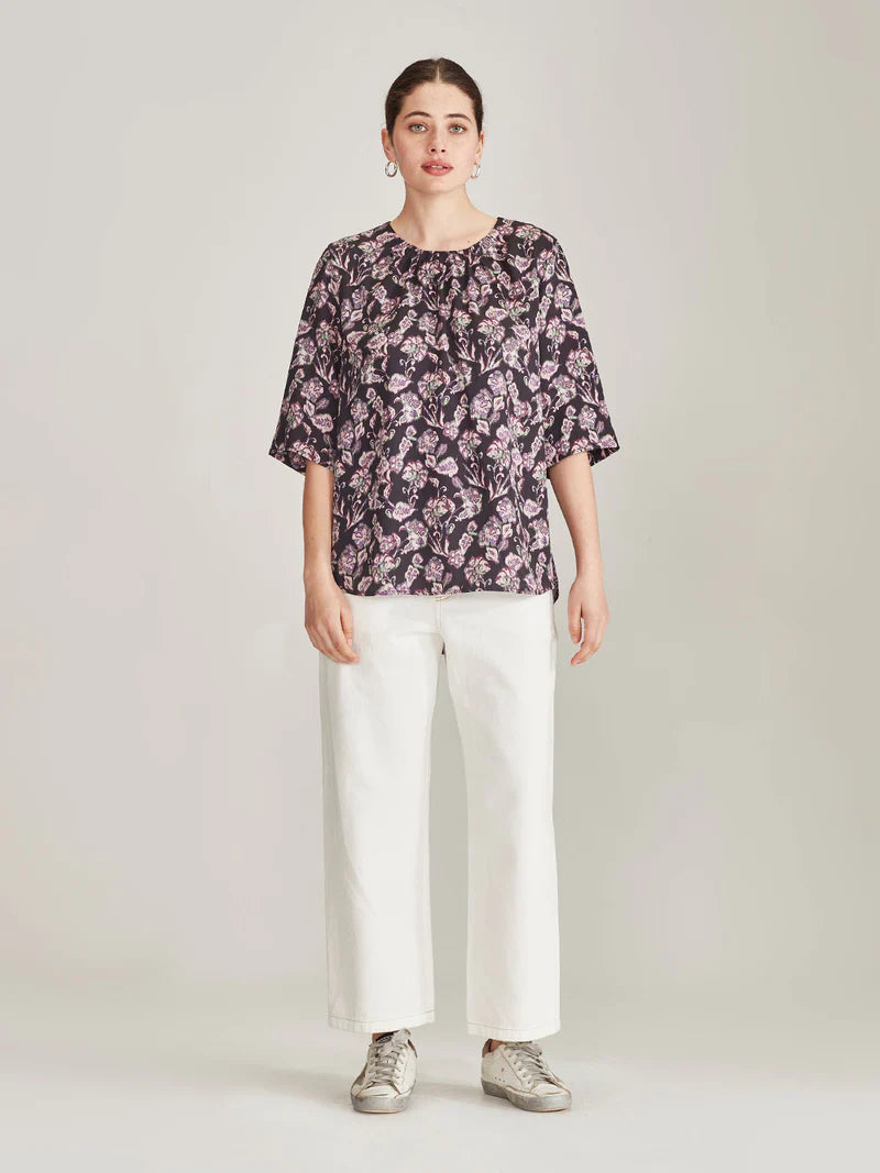 Sills + Co Margaux Floral Tee - Lilac Multi Print