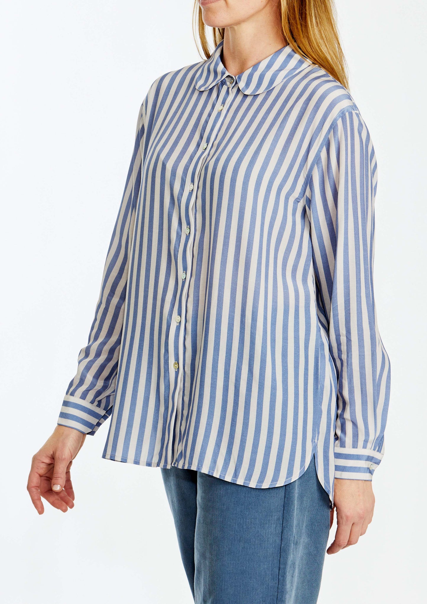 Ping Pong Stripe Shirt - Denim Chino