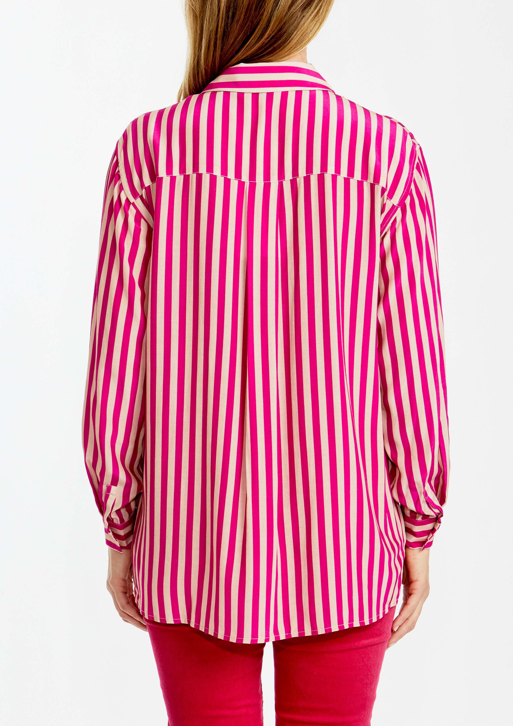 Ping Pong Stripe Shirt - Pink Blush