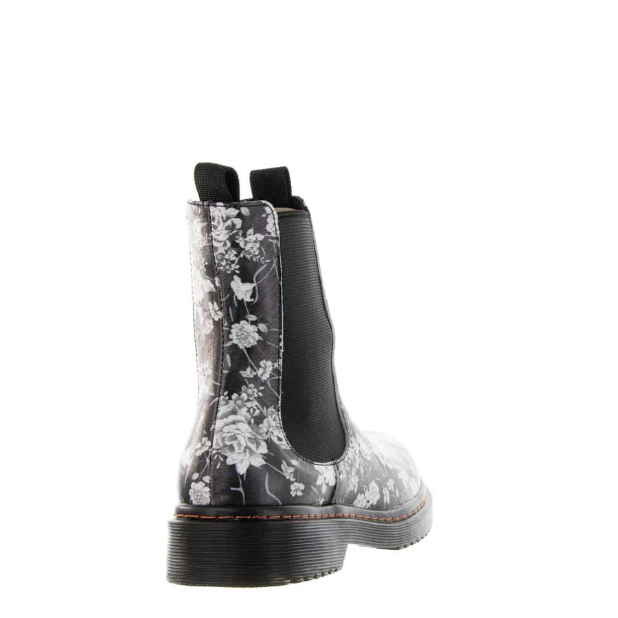 Le Sansa Dingo Ankle Boot - Black Floral